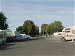 A paved road leading to RV spots at TRI-CITIES RV PARK - thumbnail