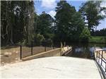 The concrete boat launch at TWO CREEKS CROSSING RV RESORT - thumbnail