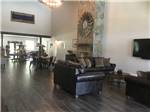 Inside view of the lobby at TWO CREEKS CROSSING RV RESORT - thumbnail