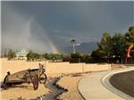 A rainbow over the campground at MESQUITE TRAILS RV RESORT - thumbnail