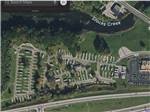 Aerial view of the campground at DANCING FIRE GLAMPING AND RV RESORT - thumbnail
