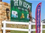 The front entrance sign at THE RV RESORT - thumbnail