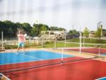 A man playing pickleball at CAMP LANDA RV RESORT - thumbnail