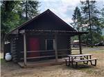 One of the rustic cabin rentals at THREE RIVERS RESORT - thumbnail