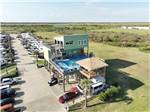 Aerial view of the campground at THE PALAPA RV BEACH RESORT - thumbnail