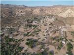 Aerial view over the campground at DEANZA SPRINGS RESORT - thumbnail