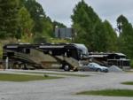 Parked RV's at Boylston Creek RV Park and Cabins - thumbnail