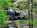 A waterfall at Dogwood Canyon Nature Park near BLACK OAK RV PARK - thumbnail