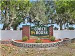 The front entrance sign at COACH HOUSE MOBILE HOME PARK - thumbnail