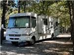 A Motorhome parked under the tall trees at RUSTIC RIDGE - thumbnail