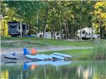 Canoes on the banks of Lake Ontario - thumbnail