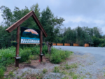 Park entrance sign at Creek View Campground - thumbnail