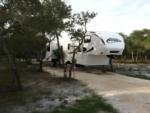Parked trailer at site RV Haven - thumbnail