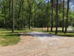 Empty gravel RV site at Red River Valley RV Park - thumbnail