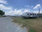 Parked trailers at site Pecan Grove RV Park - Kenedy - thumbnail