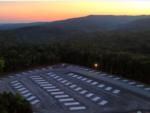 The sun sets over the RV sites at DEW DROP IN - thumbnail