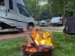 Fire pits at Forest Haven Campground - thumbnail