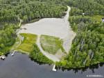 Aerial view of the grassy sites - thumbnail
