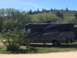 Parked RV at site Gordon Creek RV Park - thumbnail