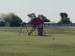 Swing set at BEXAR CAVE RV PARK - thumbnail