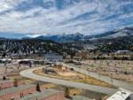 View of park and snow covered mountains Salida RV Resort - thumbnail