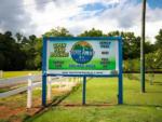 Welcome sign at site Time Away RV Resort - thumbnail