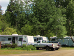 RV sites in the trees at Creekside RV Park & Campground - thumbnail
