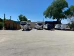 Parked trailers at site Walleye Rentals - thumbnail