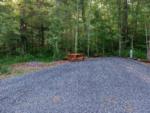 Picnic table at RV site at Soggy Bottoms Campground - thumbnail