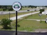 Welcome sign at Rusted Rail RV Park - thumbnail