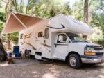 Parked RV at site Blue Lakes Village RV Park - thumbnail