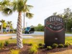 Entrance sign to the park at OCEANS RV RESORT - thumbnail