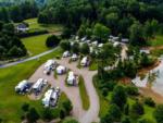 RV's parked at site Cove Ridge Marina and Resort - thumbnail