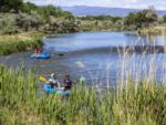 Rowing on the river at Riverwood Resort on the Gunnison - thumbnail