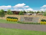 Park sign at the entrance at Ennis Luxury RV Resort - thumbnail