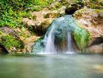 Waterfall at Hot Springs Campground - thumbnail