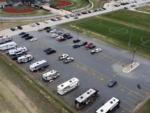 Parked RV's at site Ouachita Sportsplex - thumbnail
