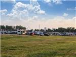 A view of motorhomes and trailers parked at WORLD WIDE TECHNOLOGY RECEWAY CAMPGROUND - thumbnail