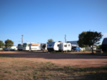 Trailers in dirt sites at Granite Rock RV Park - thumbnail