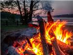 A fire pit near the water - thumbnail