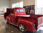 A red hot rod truck at HOT ROD HILL RV PARK - thumbnail