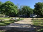 One of the gravel RV sites at BRAZOS RIVER HIDEOUT - thumbnail