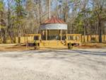 A pavilion with metal chairs at SANWAR RV PARK & RESORT - thumbnail