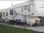 Parked trailer at site Gallagher Acres RV Park - thumbnail