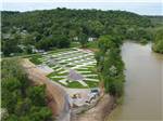 Aerial view of the park and river - thumbnail