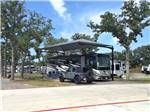 A motorhome in a covered RV site - thumbnail