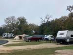 A variety of trailers and tent sites at LOST MAPLES RV AND CAMPING - thumbnail