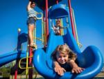 Kids on the slide at SANDUSKY RV RESORT - thumbnail