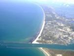 Aerial shot of Aransas Bay - thumbnail