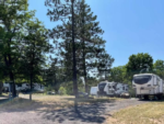 5th wheels in gravel sites at Wheelers RV Park - thumbnail